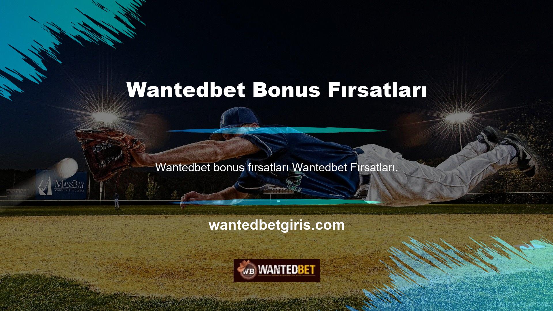 Wantedbet web sitesi zengin bonus seçenekleri sunar